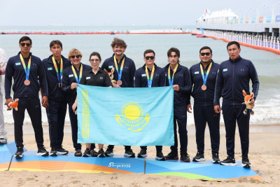 Казахстанские ватерполисты стали третьими на Азиатских пляжных играх в Китае