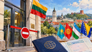 Литва закрыла центры выдачи виз в Казахстане и других странах из-за «угрозы терроризма»