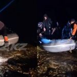 В Мангистау трёх человек на надувной лодке унесло в Каспийское море